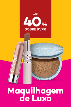 Maquilhagem de Luxo com destaque promocional de at&eacute; 40% sobre pre&ccedil;o de Venda ao P&uacute;blico Recomendado